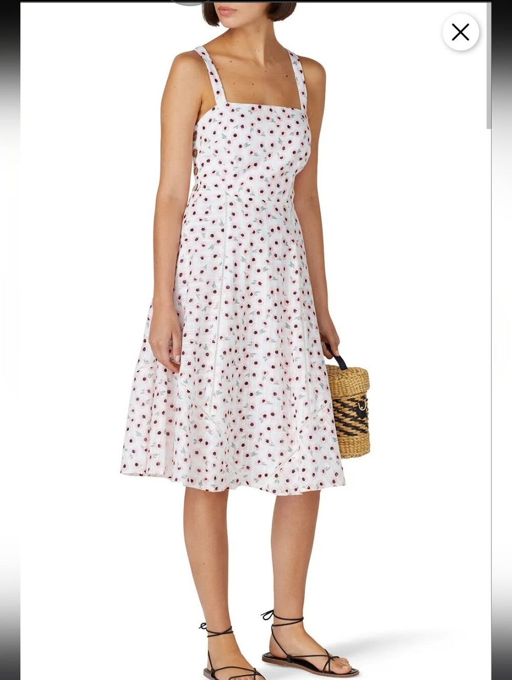 Hutch $370 Printed Belle Midi Dress Size 2